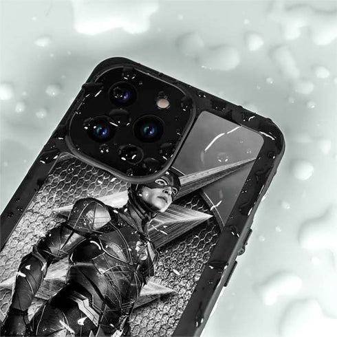 The Justice League (2017) Flash Poster iPhone 15 Pro Waterproof Case