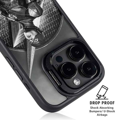 The Justice League (2017) Flash Poster iPhone 16 Pro Kickstand Case