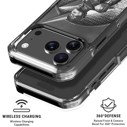 The Justice League (2017) Flash Poster iPhone 18 Pro Clear Case
