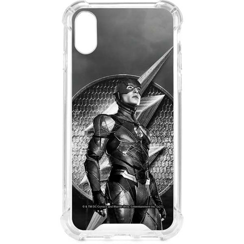 The Justice League (2017) Flash Poster iPhone XS Clear Case
