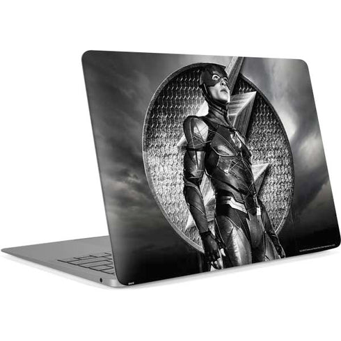 The Justice League (2017) Flash Poster Apple MacBook Air Skin