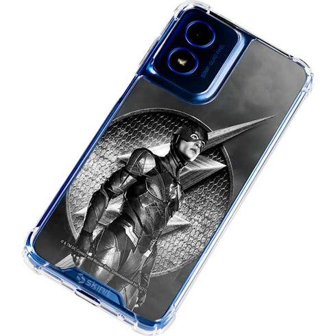 The Justice League (2017) Flash Poster Moto G 5G (2024) Clear Case