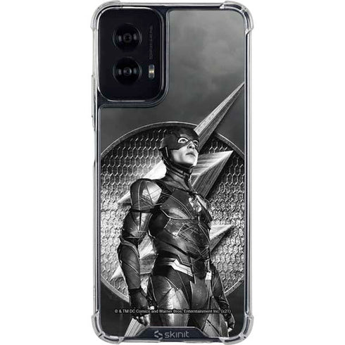 The Justice League (2017) Flash Poster Moto G Power 5G (2024) Clear Case