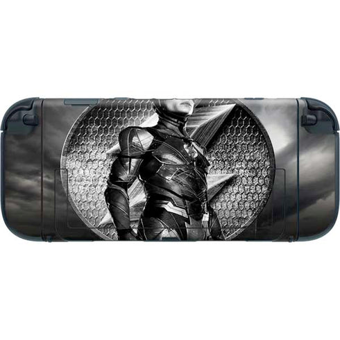 The Justice League (2017) Flash Poster Nintendo Switch 2 (2025) with Joy-Con Skin
