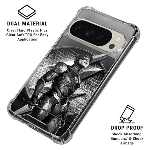 The Justice League (2017) Flash Poster Pixel 9/9 Pro Clear Case