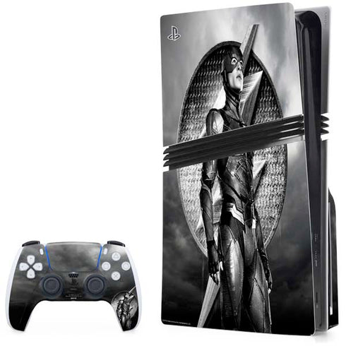 The Justice League (2017) Flash Poster PS5 Pro Disk Bundle Skin