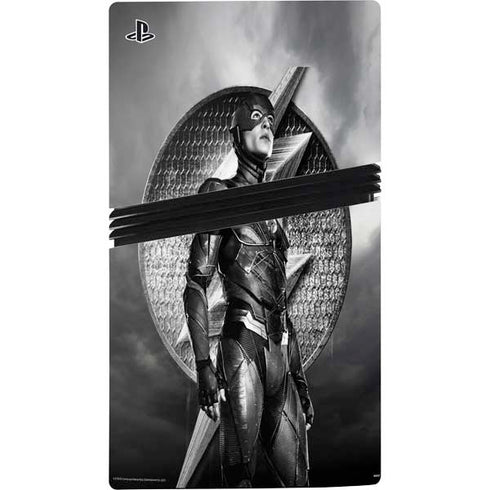 The Justice League (2017) Flash Poster PS5 Pro Disk Bundle Skin
