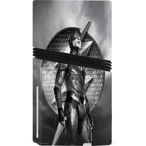 The Justice League (2017) Flash Poster PS5 Pro Disk Bundle Skin
