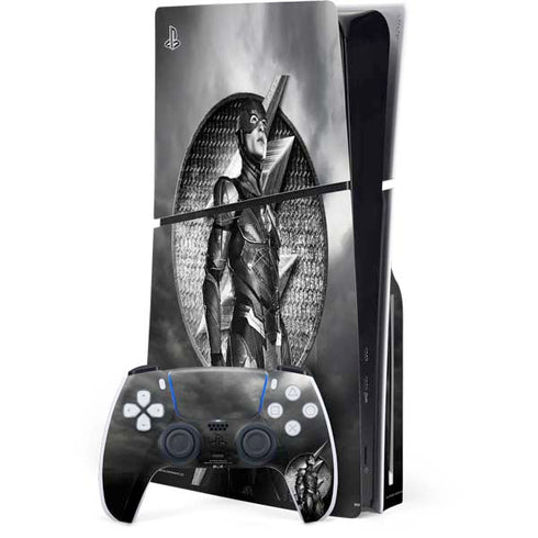 The Justice League (2017) Flash Poster PlayStation PS5 Skins