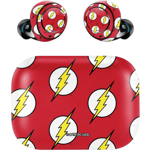 DC Comics The Flash Logo Pattern Amazon Echo Buds Skin