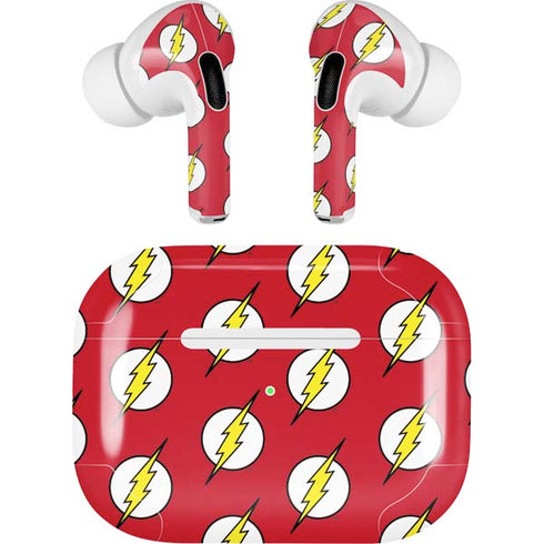 DC Comics The Flash Logo Pattern Apple AirPods Pro Skin