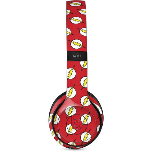 DC Comics The Flash Logo Pattern Beats Solo 3 Wireless Skin
