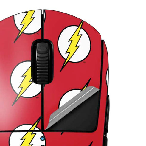 DC Comics The Flash Logo Pattern G Pro Wireless Gaming Mouse Skin