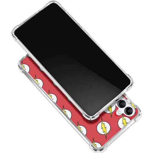 DC Comics The Flash Logo Pattern Gabb Phone 4 Clear Case