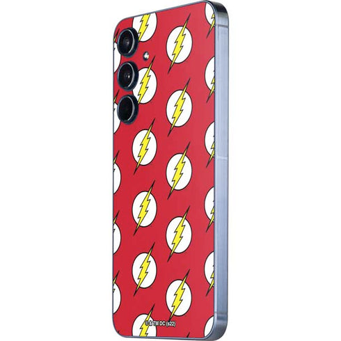 DC Comics The Flash Logo Pattern Galaxy A36 5G Skin