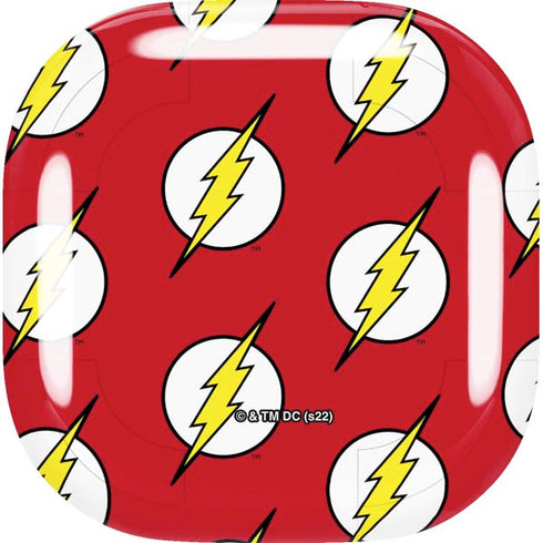 DC Comics The Flash Logo Pattern Galaxy Buds Live Skin