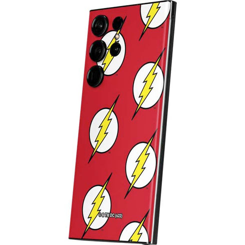 DC Comics The Flash Logo Pattern Galaxy Skins