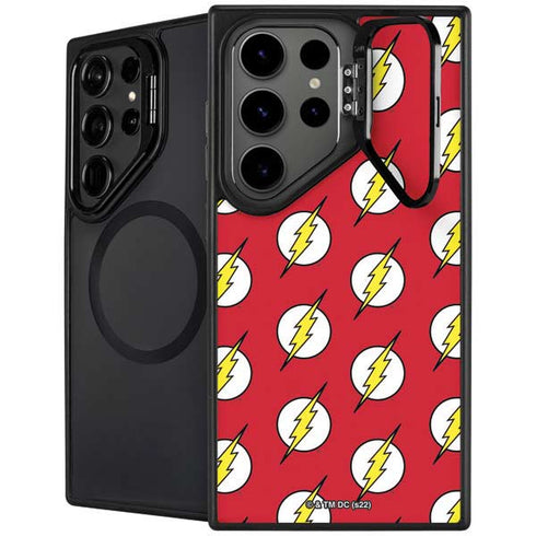 DC Comics The Flash Logo Pattern Galaxy Cases