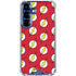 DC Comics The Flash Logo Pattern Galaxy S25 Clear Case
