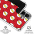 DC Comics The Flash Logo Pattern Galaxy S26 Clear Case