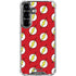 DC Comics The Flash Logo Pattern Galaxy S26 Plus Clear Case