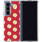 DC Comics The Flash Logo Pattern Galaxy Z Fold5 5G Clear Case