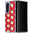 DC Comics The Flash Logo Pattern Galaxy Z Fold5 5G Clear Case