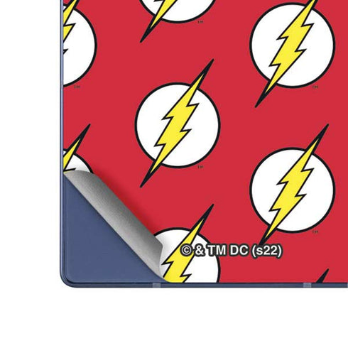DC Comics The Flash Logo Pattern Galaxy Z Fold6 Skin