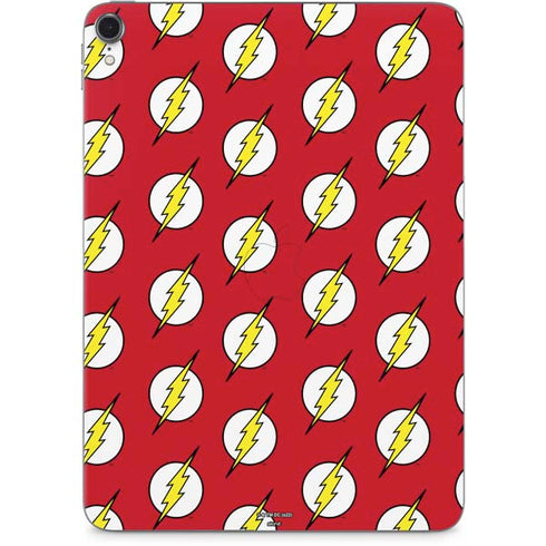 DC Comics The Flash Logo Pattern Apple iPad Pro Skin