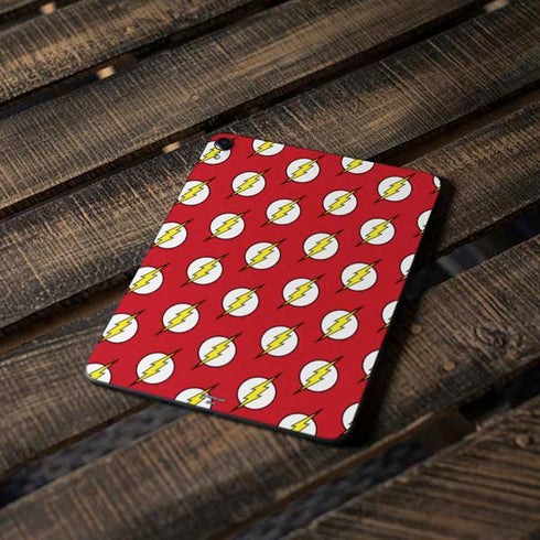 DC Comics The Flash Logo Pattern Apple iPad Pro Skin