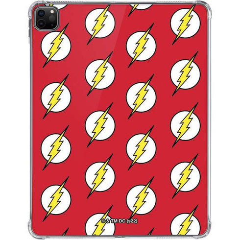 DC Comics The Flash Logo Pattern iPad Pro 11in (2024) Clear Case