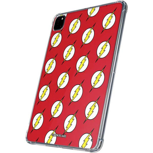 DC Comics The Flash Logo Pattern iPad Pro 11in (2024) Clear Case