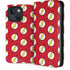 DC Comics The Flash Logo Pattern iPhone 15 Folio Case