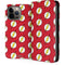 DC Comics The Flash Logo Pattern iPhone 15 Pro Max Folio Case