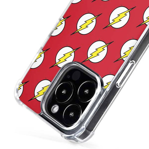 DC Comics The Flash Logo Pattern iPhone 16 Pro Max MagSafe Case