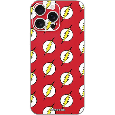 DC Comics The Flash Logo Pattern iPhone 16 Pro Max Skin