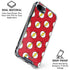 DC Comics The Flash Logo Pattern iPhone 16e Clear Case