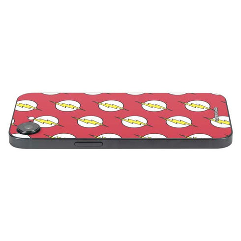 DC Comics The Flash Logo Pattern iPhone 16e Skin
