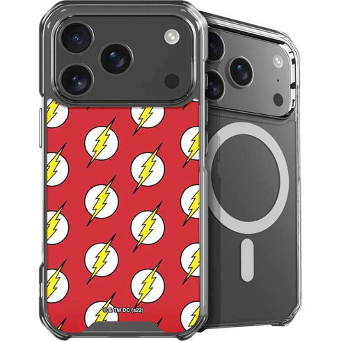 DC Comics The Flash Logo Pattern iPhone 18 Pro MagSafe Case
