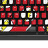 DC Comics The Flash Logo Pattern K95 RGB PLATINUM Mechanical Gaming Keyboard Skin