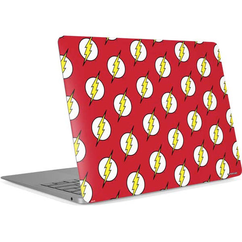 DC Comics The Flash Logo Pattern Apple MacBook Air Skin
