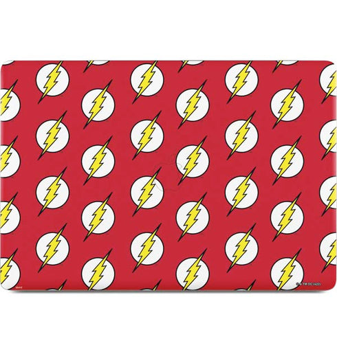 DC Comics The Flash Logo Pattern MacBook Skins