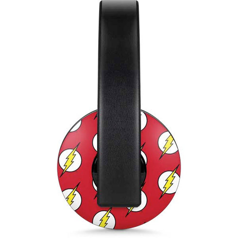 DC Comics The Flash Logo Pattern PlayStation 4 Gold Wireless Headset Skin
