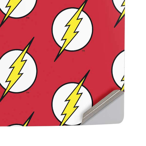 DC Comics The Flash Logo Pattern PS5 Pro Disk Console Skin