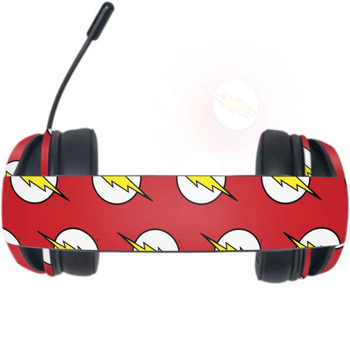DC Comics The Flash Logo Pattern Razer Kraken X Skin