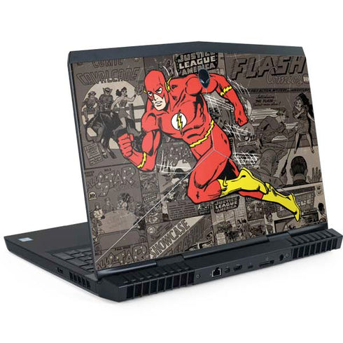 DC Comics Flash Mixed Media Dell Alienware Skin