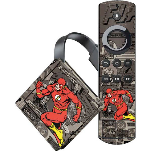 DC Comics Flash Mixed Media Amazon Fire TV Skin