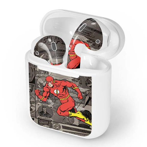 DC Comics Flash Mixed Media Apple AirPods Skin