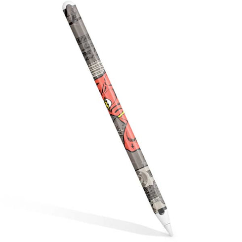 DC Comics Flash Mixed Media Apple Pencil (2nd Gen 2019) Skin