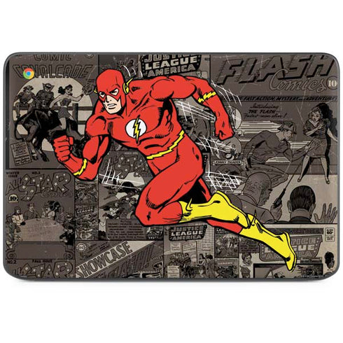DC Comics Flash Mixed Media HP Chromebook Skin